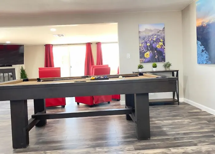 The Saguaro Sanctuary Free Heated Pool 5Bd 3Ba Pool Table Grill 6 Tvs Ac Cotton Bedding