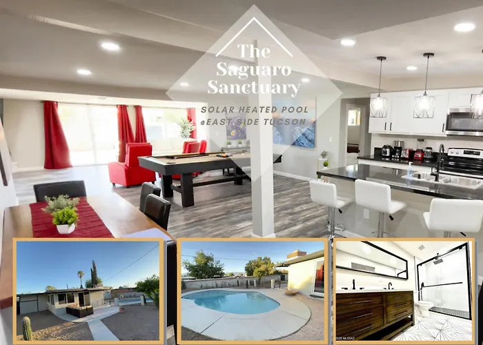 The Saguaro Sanctuary Free Heated Pool 5Bd 3Ba Pool Table Grill 6 Tvs Ac Cotton Bedding Holiday home Tucson